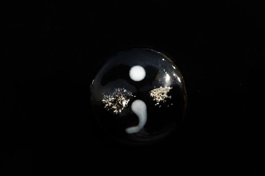 Fused Glass Semicolons with Cremation Ash The Grief Toolbox